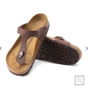 Birkenstock Gizeh Oiled Leather Habana - size 7.5